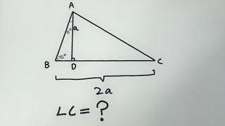 Q74  Math Olympiad  Geometry  Perpendicular Bisector  Special Right Triangles [upl. by Urbannal]