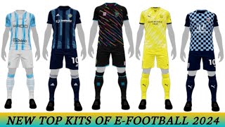 New Kits efootball 2024  Best Kits in efootball 2024 [upl. by Brittain]