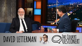 David Letterman Takes The Colbert Questionert [upl. by Dena]