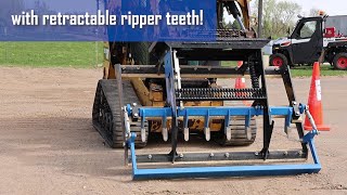 The Best Skid Steer Grader Attachment for Gravel Parking Lots  KAGE GreatER Bar [upl. by Loralyn375]