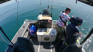 Fishing out at Anchorite Hauraki Gulf New Zealand [upl. by Ileek]