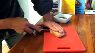 Slim Man Shows You How to Slice Chicken Breasts in Half [upl. by Rudy193]