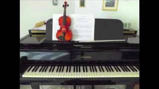 Leo Portnoff Concert Op8 1 Satz BPM 89 ViolinPiano G Dingler [upl. by Dang551]