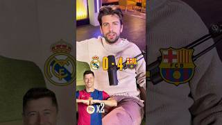 Pique acierta el marcador del clásico entre RealMadrid y FCBarcelona [upl. by Esmeralda]