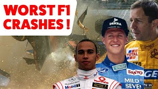 WORST F1 Crashes [upl. by Kristy]