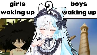 MEN WAKES UP DIFFERENTLY  Vtuber Reacts to Men Vs Women Memes [upl. by Anitahs718]