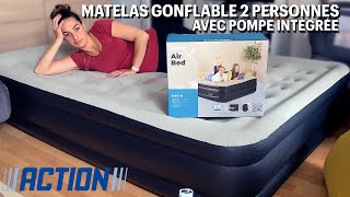 Matelas gonflable avec pompe intégrée de chez ACTION Outfit Air Bed Froyak [upl. by Susana]