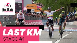 Giro dItalia 2024  Stage 1 Last KM [upl. by Ecnaret290]