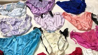 SHINY NYLON UNDERWEAR COLLECTION No2  JAPANESE LINGERIE BY SEXYSAN4U [upl. by Amie726]