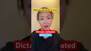 Dictator defeated Democracy dictator defeat democracy kamalaharris donaldtrump [upl. by Stannfield]