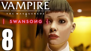 Vampire the Masquerade  Swansong Pt8 Red Salon Walkthrough Leysha Scene 7 [upl. by Elyak]