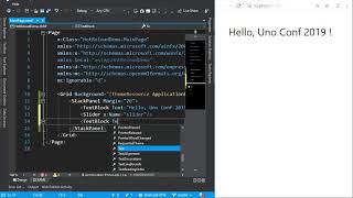 XAML Hot Reload Demo  Uno Platform [upl. by Repsag]