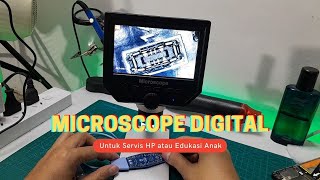 Unboxing Mikroskop Digital Murah 600x Zoom Buat Servis HP atau Edukasi Anak [upl. by Cristoforo]