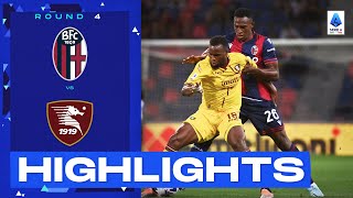 BolognaSalernitana 11  The sides split the points Goals amp Highlights  Serie A 202223 [upl. by Kakalina]