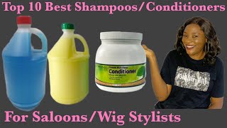 Top 10 Best Big Sized ShampoosConditioners For SaloonsWig StylistsHaircare For Professional Use [upl. by Gardel]