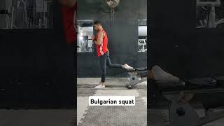 Bulgarian squat calisthenics fitness sports [upl. by Lleuqram]