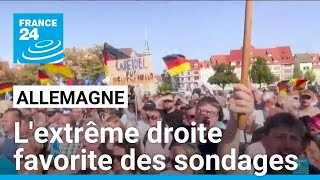 Élections régionales en Allemagne  lextrême droite favorite dans les sondages • FRANCE 24 [upl. by Bertasi]