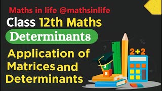 application of matrices and determinants class 12th [upl. by Ahseek778]