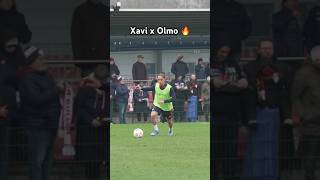 Xavi amp Olmo Touch Challenge in Training 💪 [upl. by Jan685]