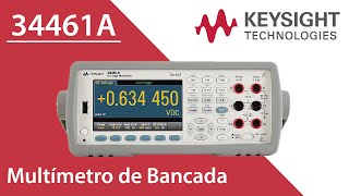 Multímetro de Bancada Keysight 34461A [upl. by Sedecrem888]