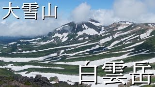 Trekking Hokkaido Japan  July2014 MtHakuunDake Daisetsuzan 大雪山・白雲岳 [upl. by Ronica92]