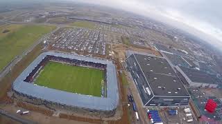 Flyv med faldskærm over MCH Arena før FCKkamp [upl. by Meredi]