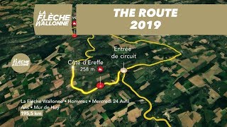 The Route  Le Parcours  Men Hommes  La Flèche Wallonne 2019 [upl. by Anitac]