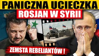 PANICZNA UCIECZKA ROSJAN W SYRII  ZEMSTA REBELIANTÓW [upl. by Akiram176]