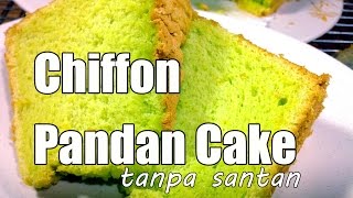 Cara Membuat Chiffon Pandan Cake [upl. by Carlin]