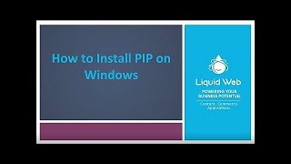 Installing PIP on Windows [upl. by Ellerehs961]