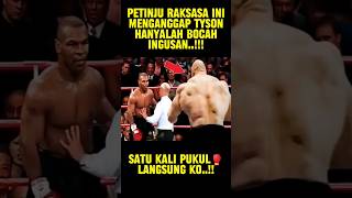 Inilah Akibatnya Jika Berani Meremehkan Pukulan Sileher Beton😱boxing miketyson shortvideo [upl. by Kenweigh]