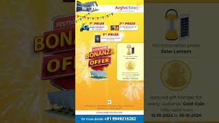 Install Solar Rooftop and win exciting Gifts from Avghni Solar [upl. by Finnie]