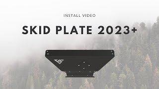 Install Video  The 2023 Skid Plate [upl. by Emmerie372]