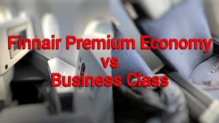 Finnair Business vs Premium class flight comparison [upl. by Llyrat]