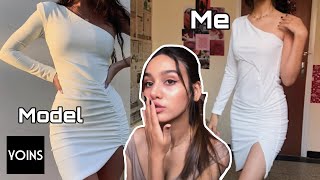 TRY ON HAUL اول مرة نجرب موقع YOINS 😱😍 [upl. by Tessil560]