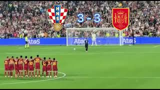 Croatia vs Spain  Penalty shootout  UEFA Nations League Final [upl. by Nimocks782]