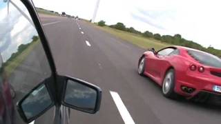 Kadett T16 vs Ferrari F430 [upl. by Oberstone509]