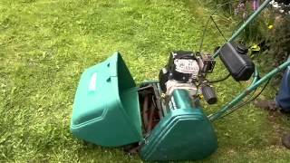 Qualcast classic 35s petrol cylinder mower [upl. by Alo205]