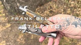 Frank Beltrame Italian Stiletto Knifes 2024 [upl. by Nrojb]