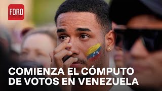 Elecciones Venezuela 2024 Inicia el cómputo tras el cierre de casillas en Venezuela  Las Noticias [upl. by Bale795]