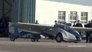 AeroMobil 25 Landing gear test on a grass strip Official video [upl. by Gnus]