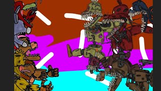 demented vs corrupets animatronics dc2 fnaf [upl. by Yemrots]