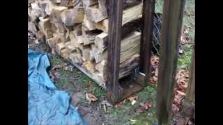 Using 4x4s to make a Firewood Rack [upl. by Nivloc]