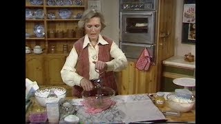 How to make a Pavlova  Mary Berry makes a Pavlova  Afternoon Plus  1979 [upl. by Elakram]