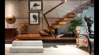 Home tour India Modern Aesthetic Interior Design of a Home in New Delhi [upl. by Nigrom]