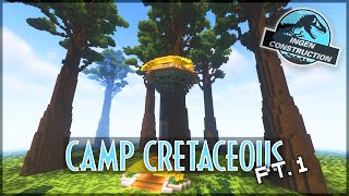 𝗖𝗮𝗺𝗽 𝗖𝗿𝗲𝘁𝗮𝗰𝗲𝗼𝘂𝘀 Treehouse Pt 1 campcretaceous jurassicworldrebirth minecraft [upl. by O'Neill811]