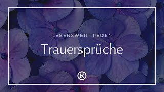 Trauersprüche  Teil 1 [upl. by Ahsiuqram404]