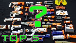 TOP 5 BEST NERF ATTACHMENTS [upl. by Wahkuna]