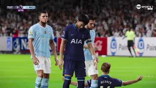 Tottenham  Manchester City  Premier League 23  24  PES 2021  MODS  Full Manual [upl. by Eirrak]