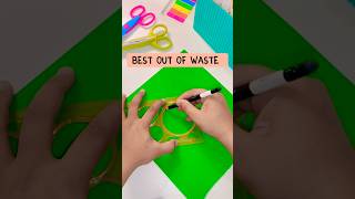 DIY Best out of waste Idea 🩵🤓 waste material craft idea diy keychain shorts craft [upl. by Nuhs]